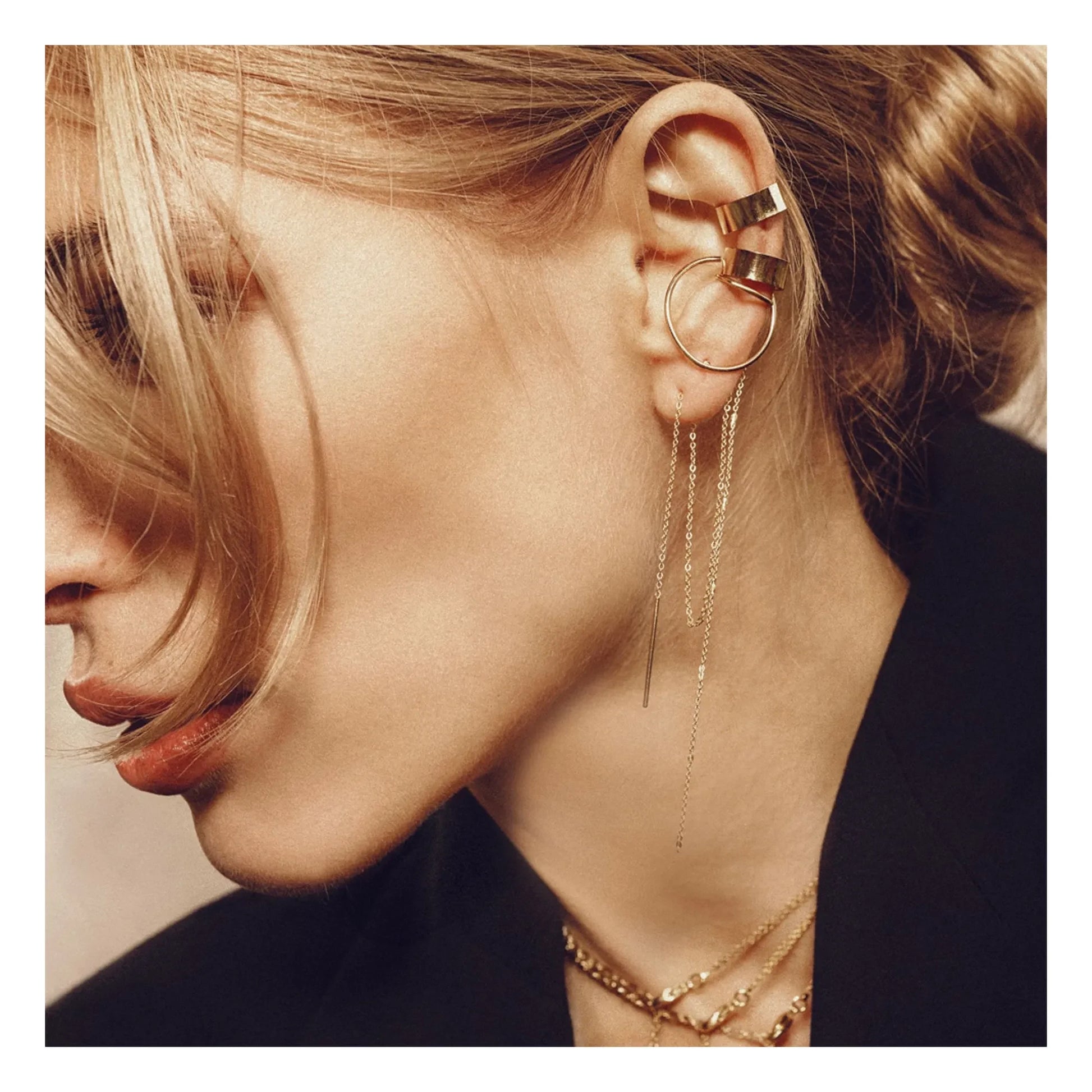 April Please - Earcuff Emile | Gold