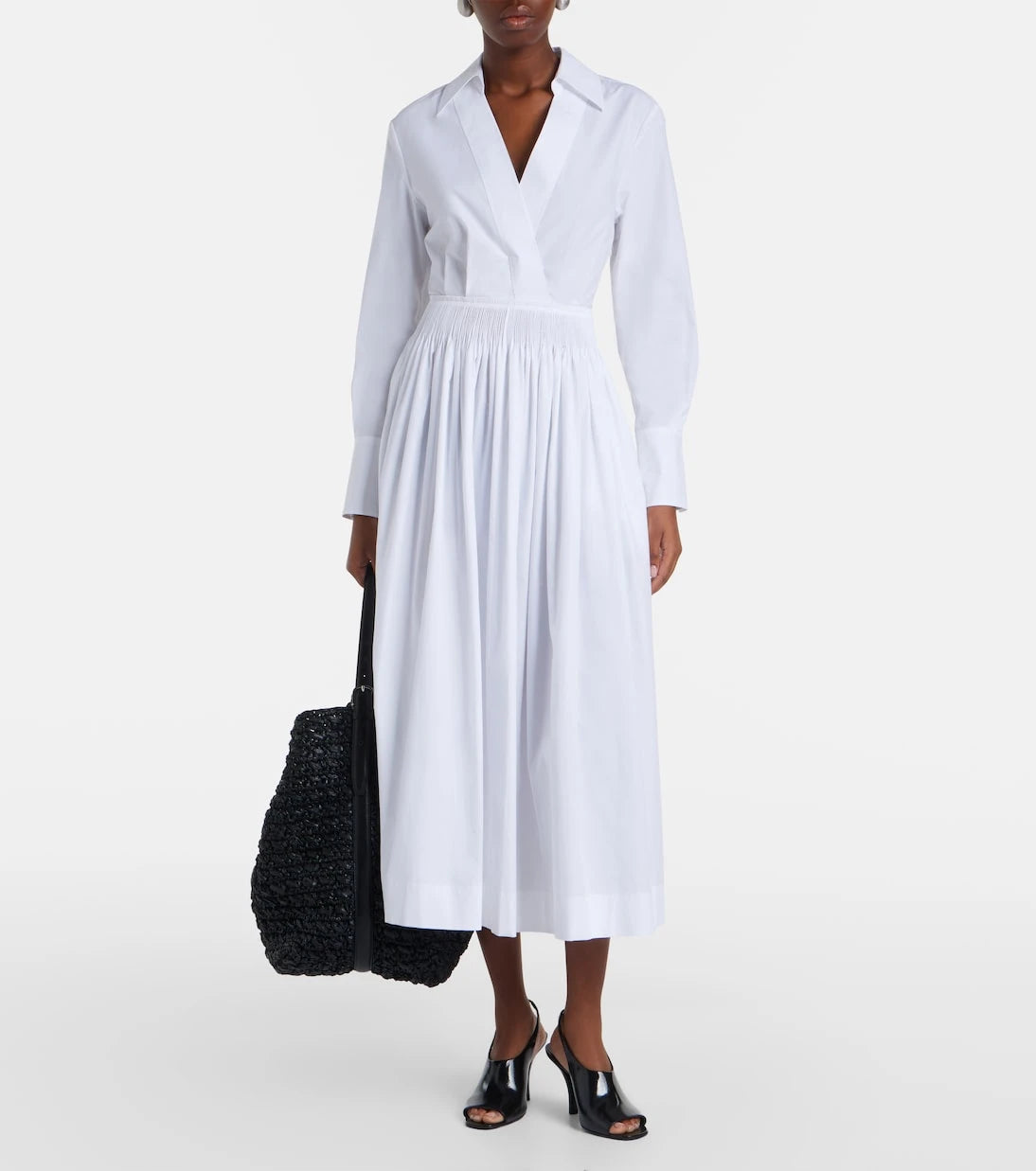 Joseph - Kathe cotton poplin midi dress