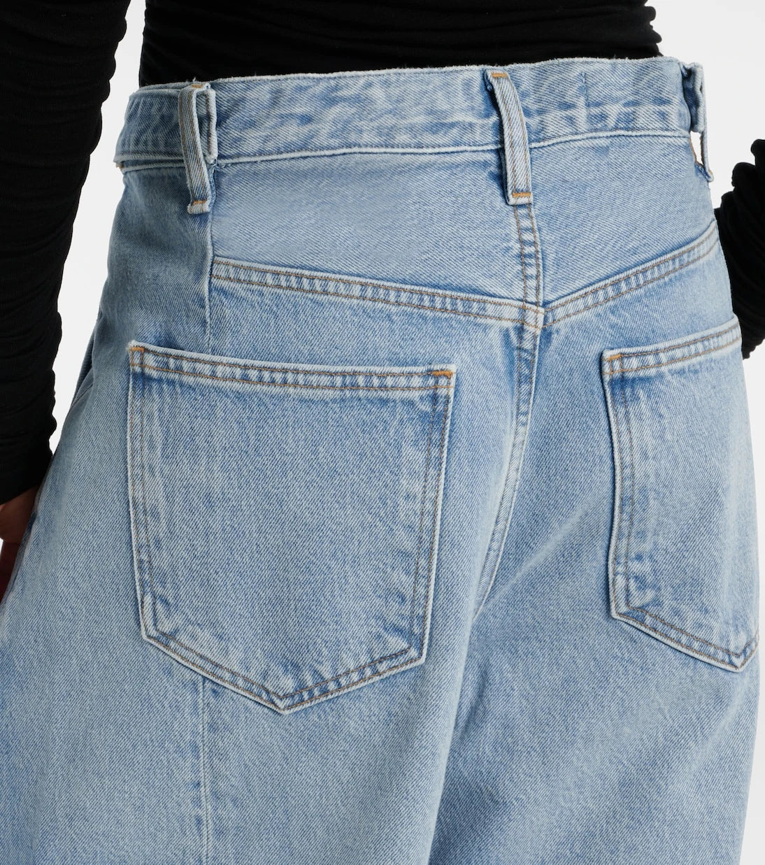 Agolde - Darsha mid-rise barrel-leg jeans