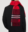 Cashmere Contrast Check Scarf