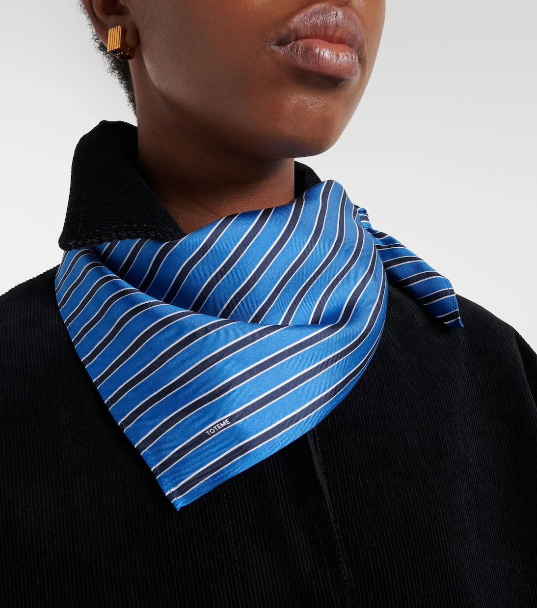 Toteme - Striped silk scarf