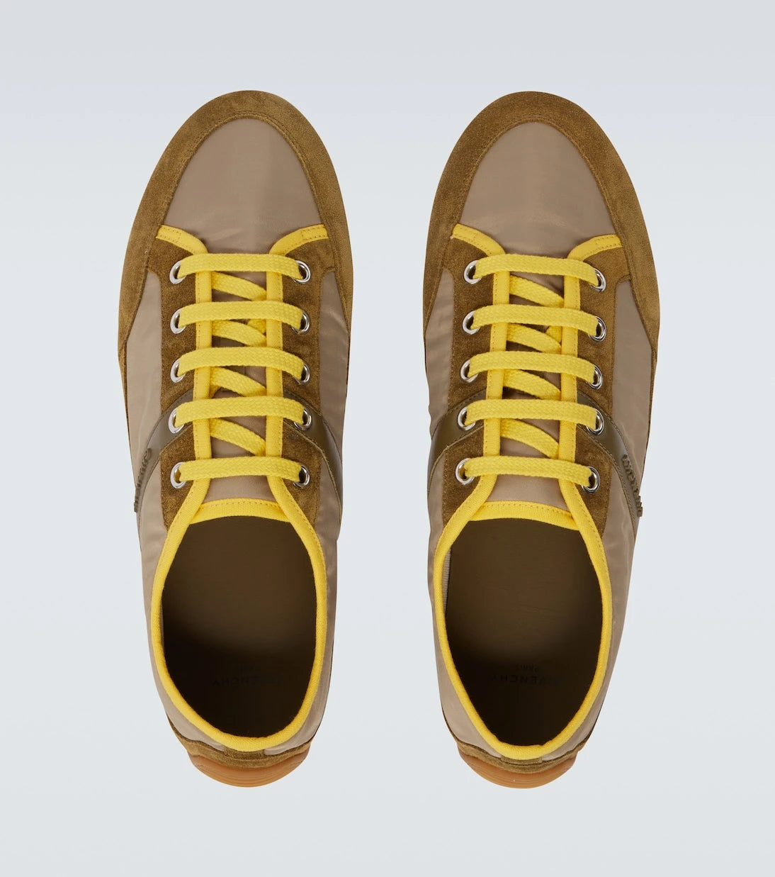 Givenchy - Slim suede-trimmed sneakers