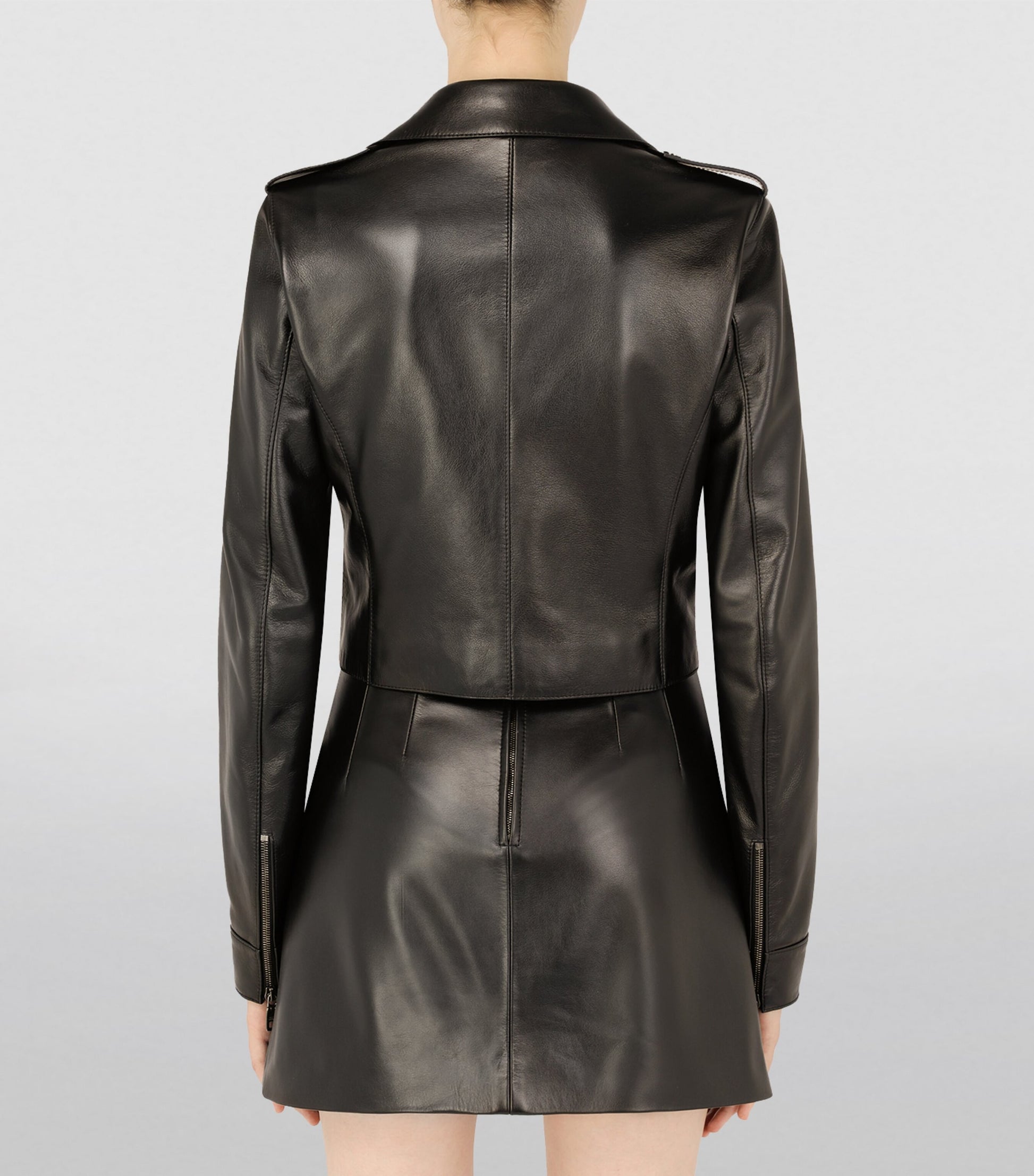 Dolce & Gabbana Multi Leather Biker Jacket