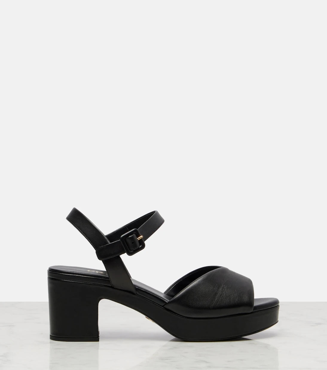 Prada - Leather platform sandals