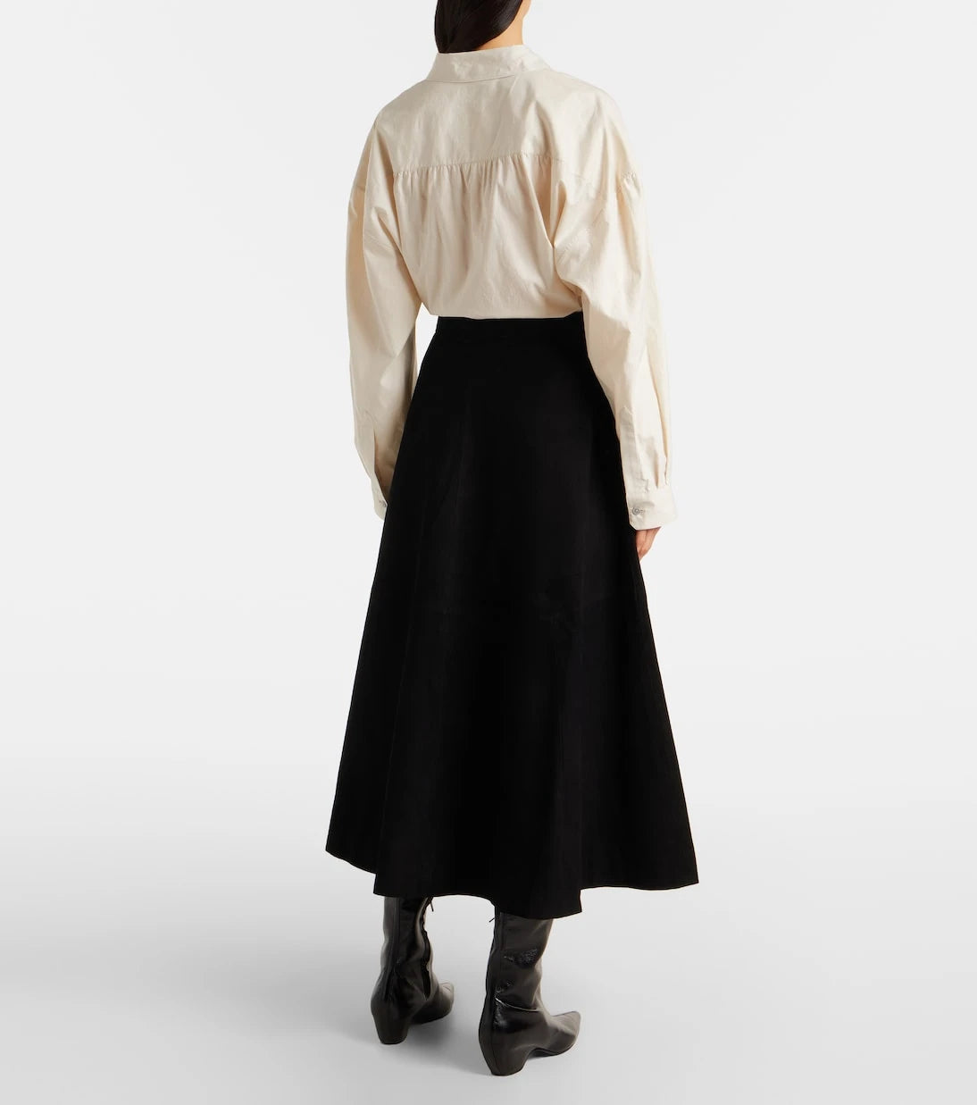 Róhe - Suede midi skirt