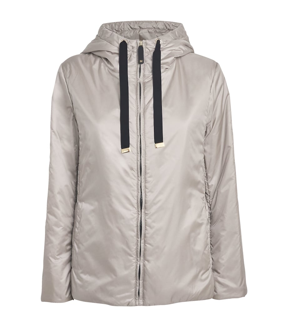 Max Mara Grey The Cube Hooded Puffer Jacket
