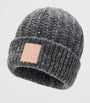 LOEWE Grey Wool-Cashmere-Blend Logo Beanie