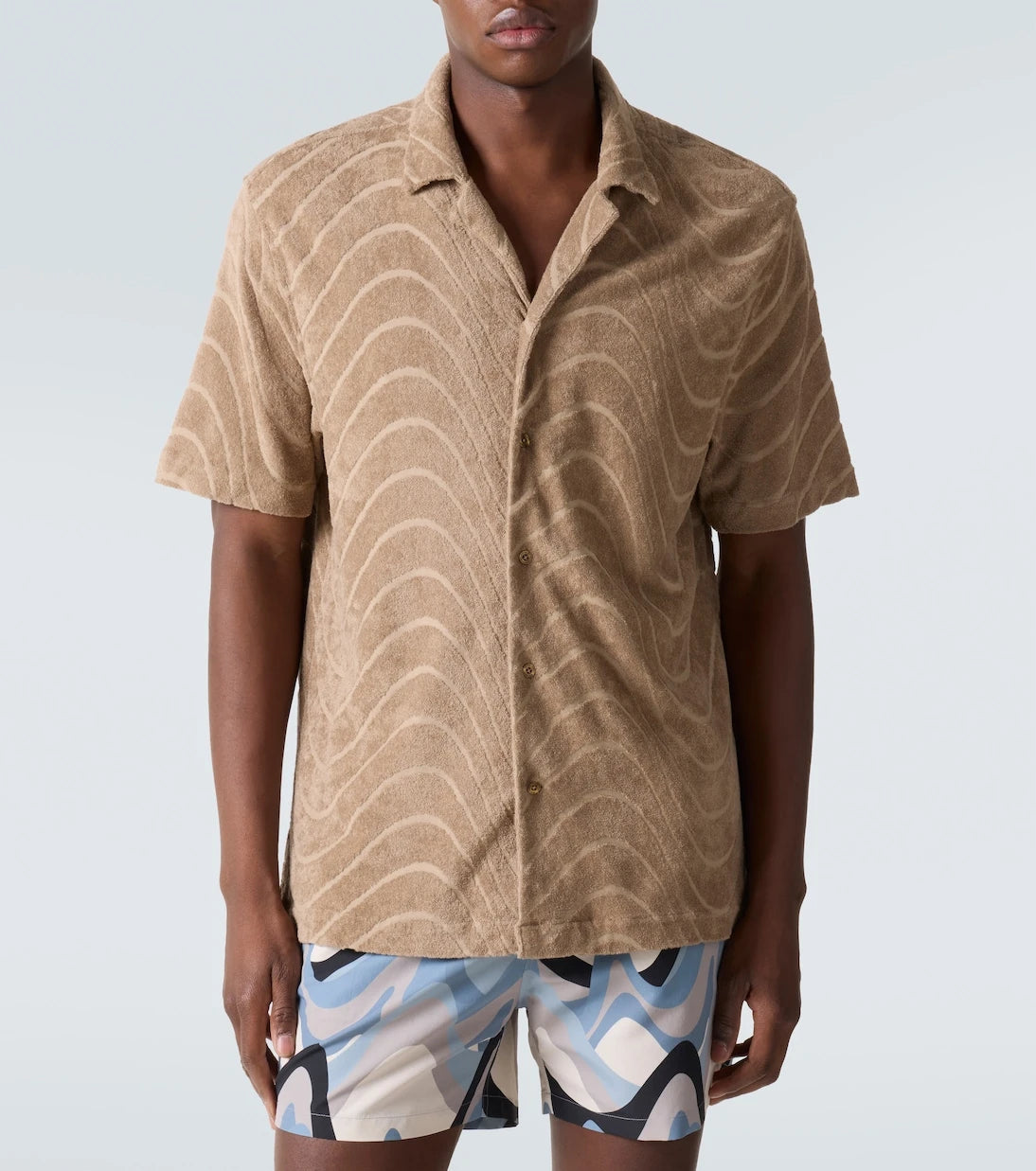 Frescobol Carioca - Cotton-blend bowling shirt