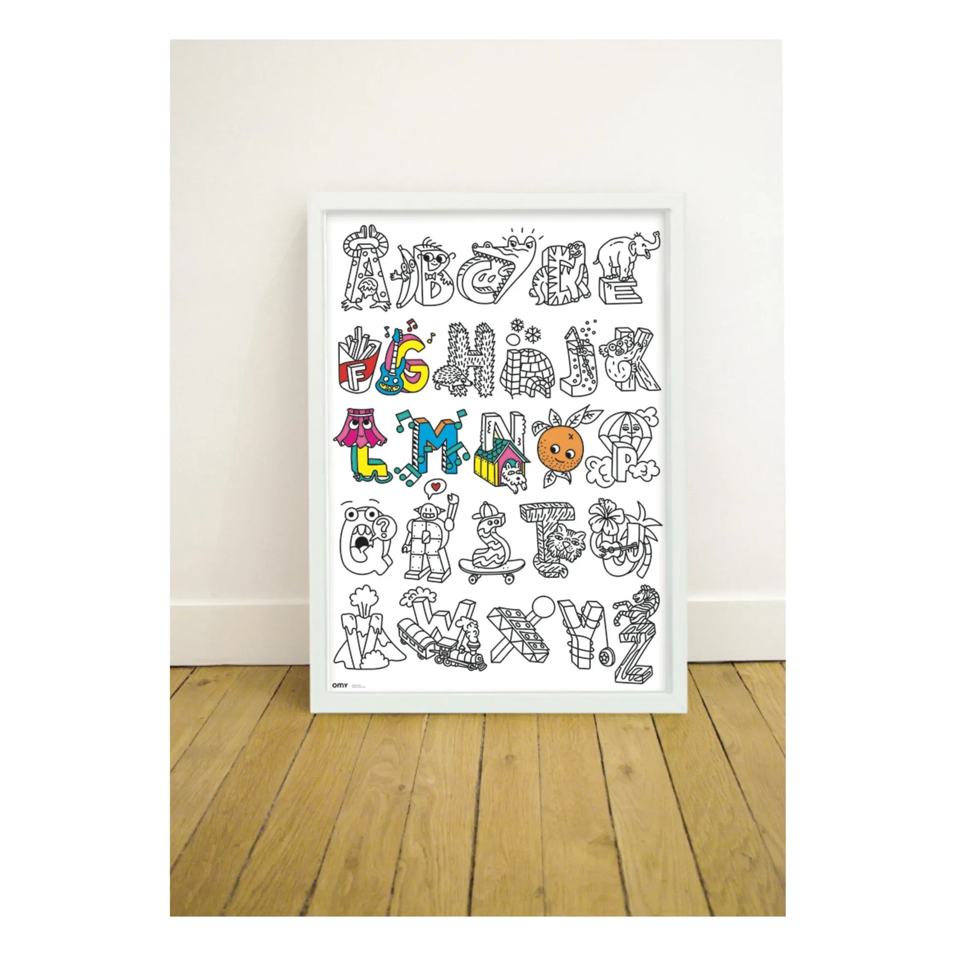 Omy - Giant ABC Colouring Poster