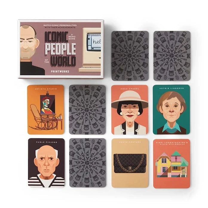 Игра на карти Printworks Memory Iconic People