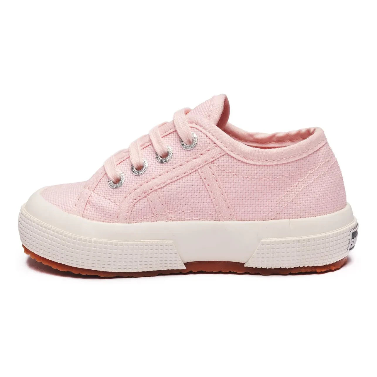 Superga - Low Cotton Laced Sneakers | Pale Pink