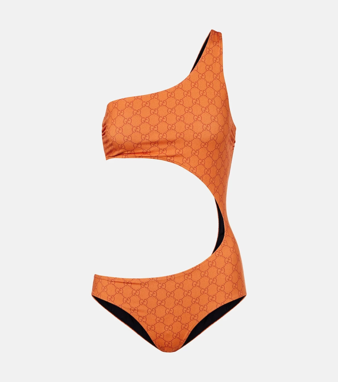 Gucci - GG cutout one-shoulder swimsuit