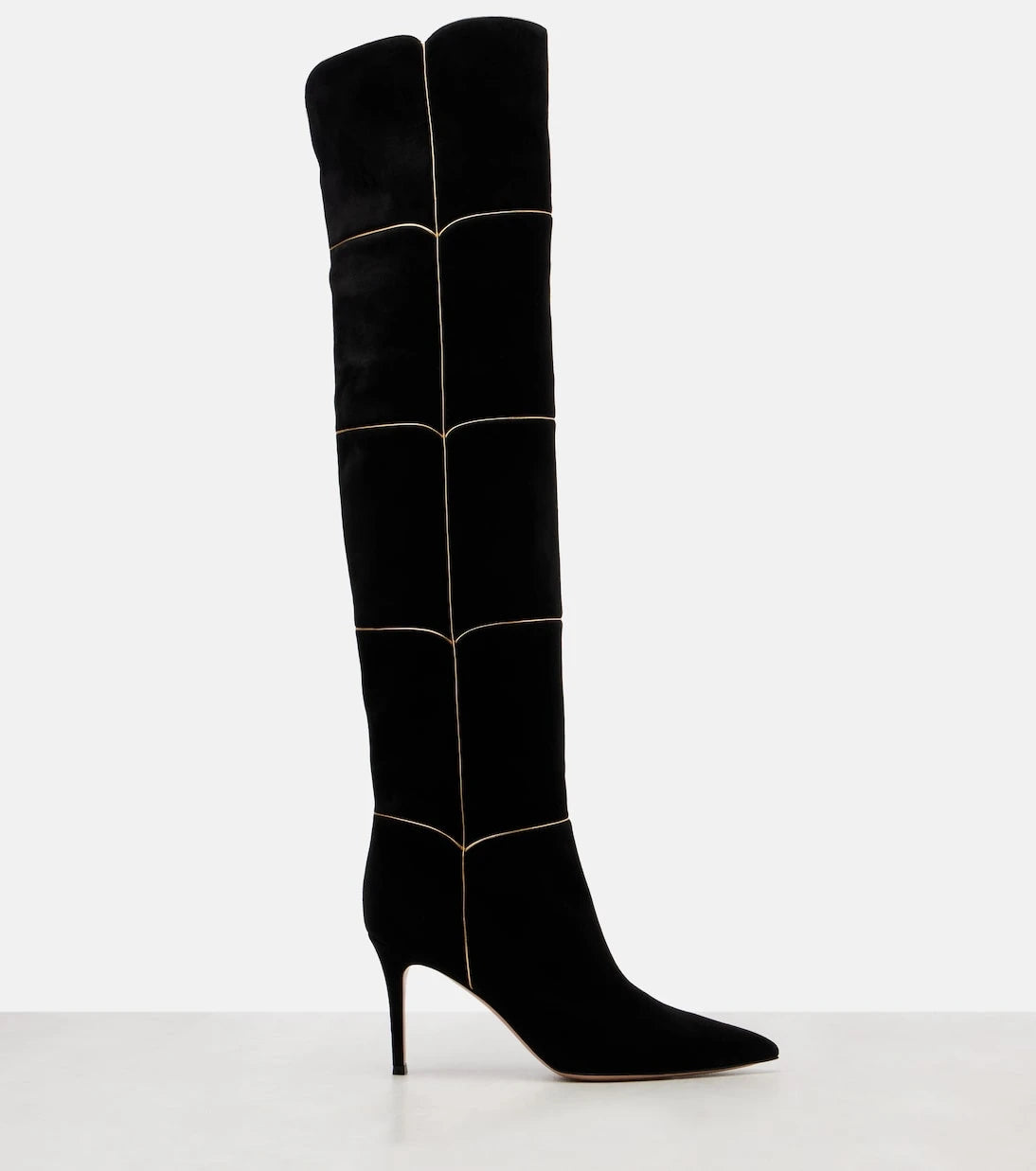 Gianvito Rossi - Cuissard 85 suede knee-high boots