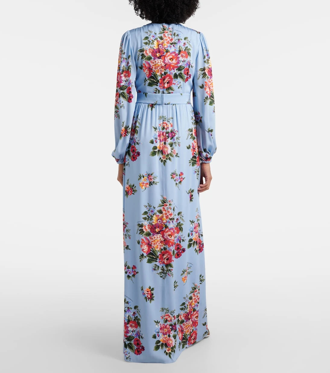 Dolce&Gabbana - Floral silk-blend charmeuse gown