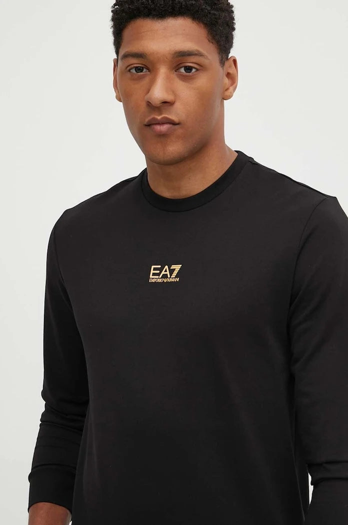 Памучен суичър EA7 Emporio Armani