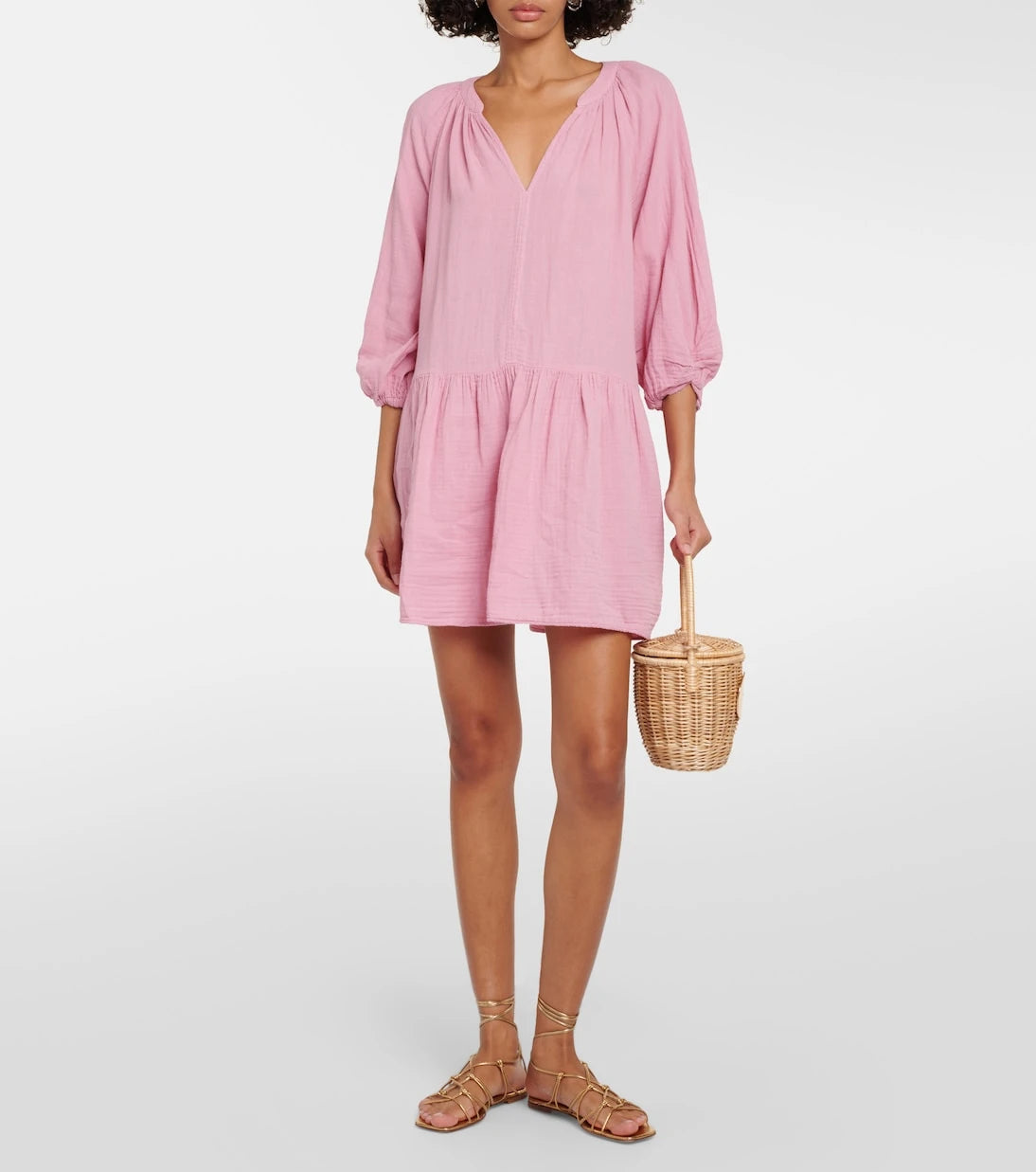 Velvet - Nica cotton gauze minidress