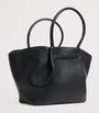 Leather New York Tote Bag BLACK