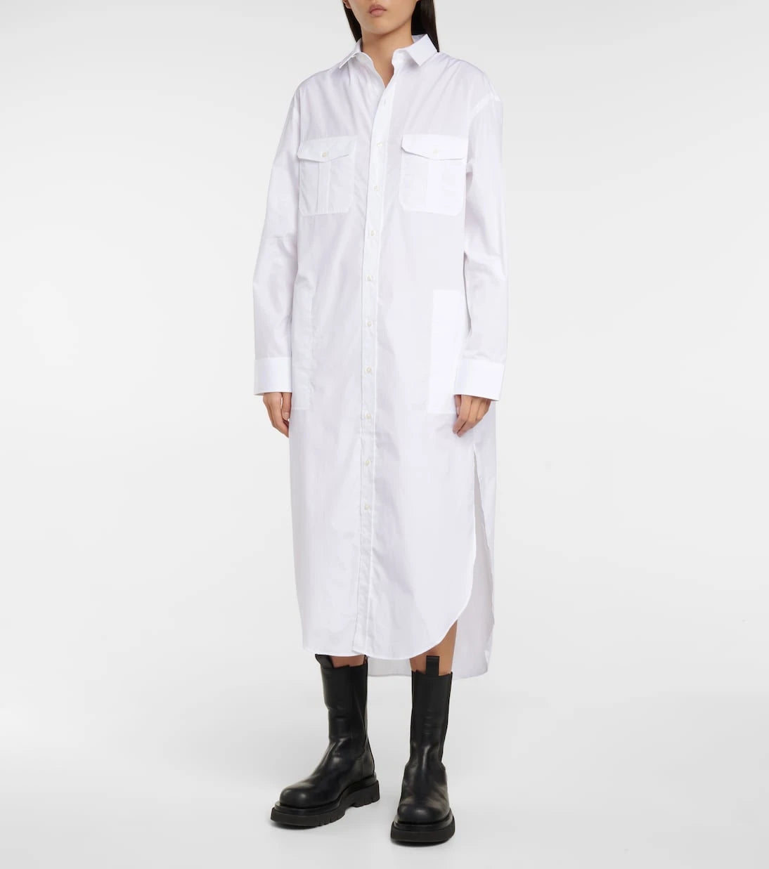 Wardrobe.NYC - Cotton poplin shirt dress