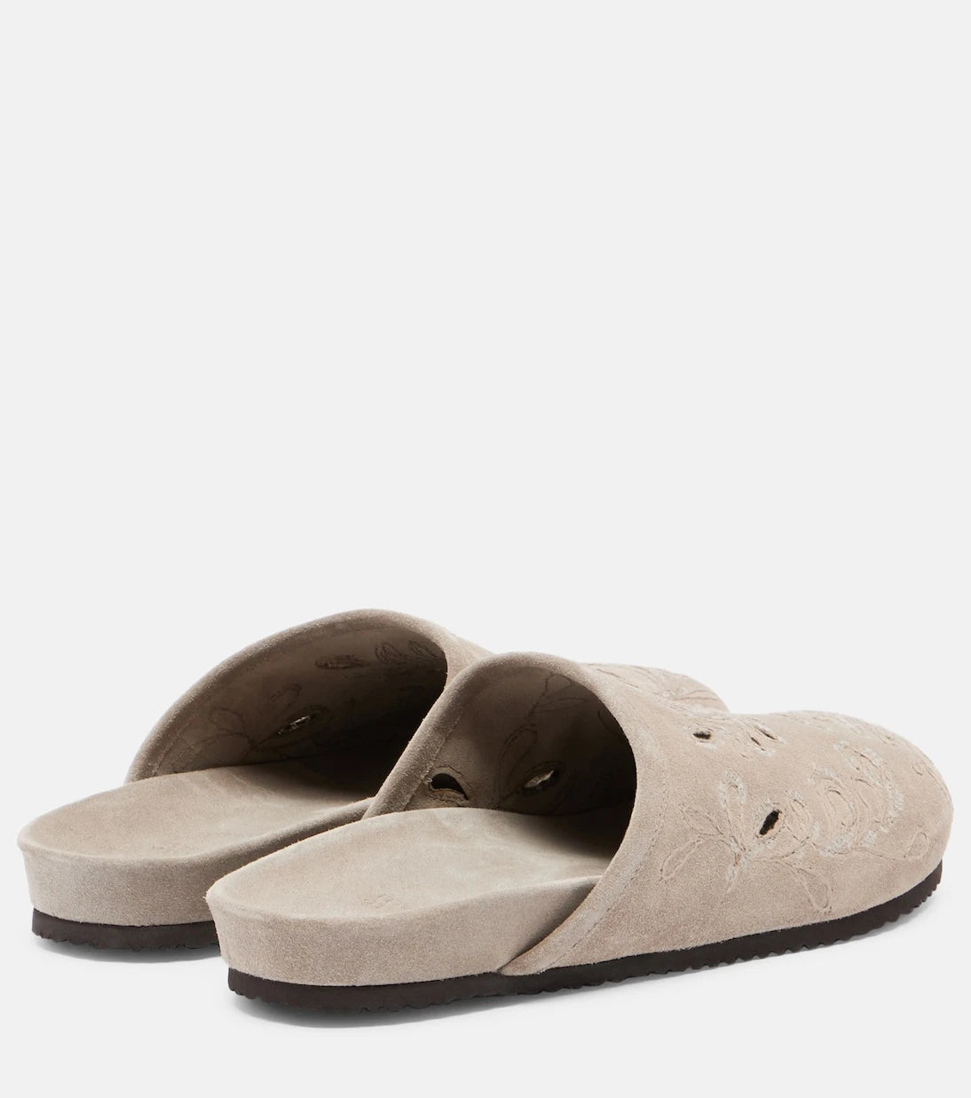 Brunello Cucinelli - Sequined suede slides