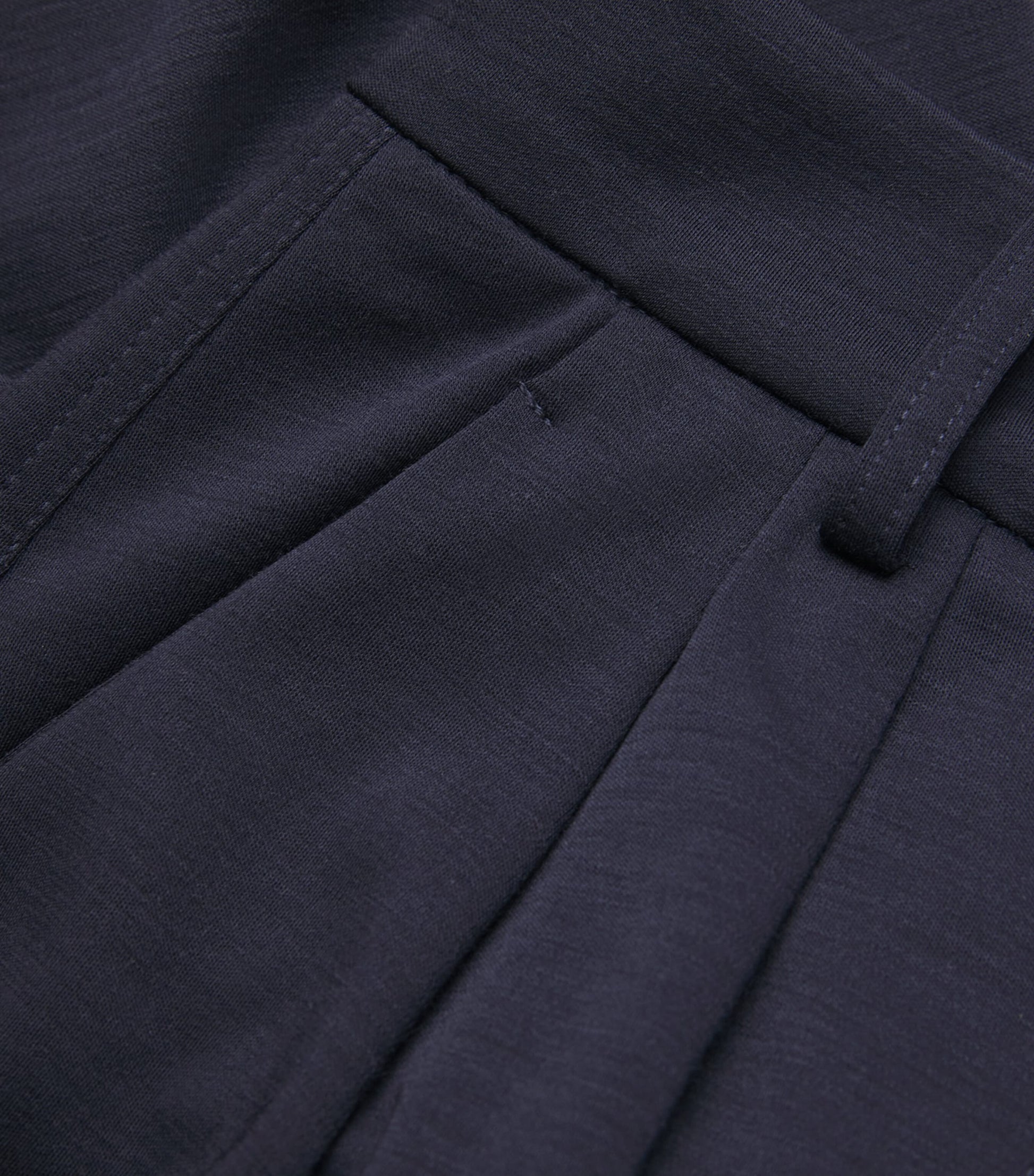 Max Mara Blue Wool Jersey Palazzo Trousers