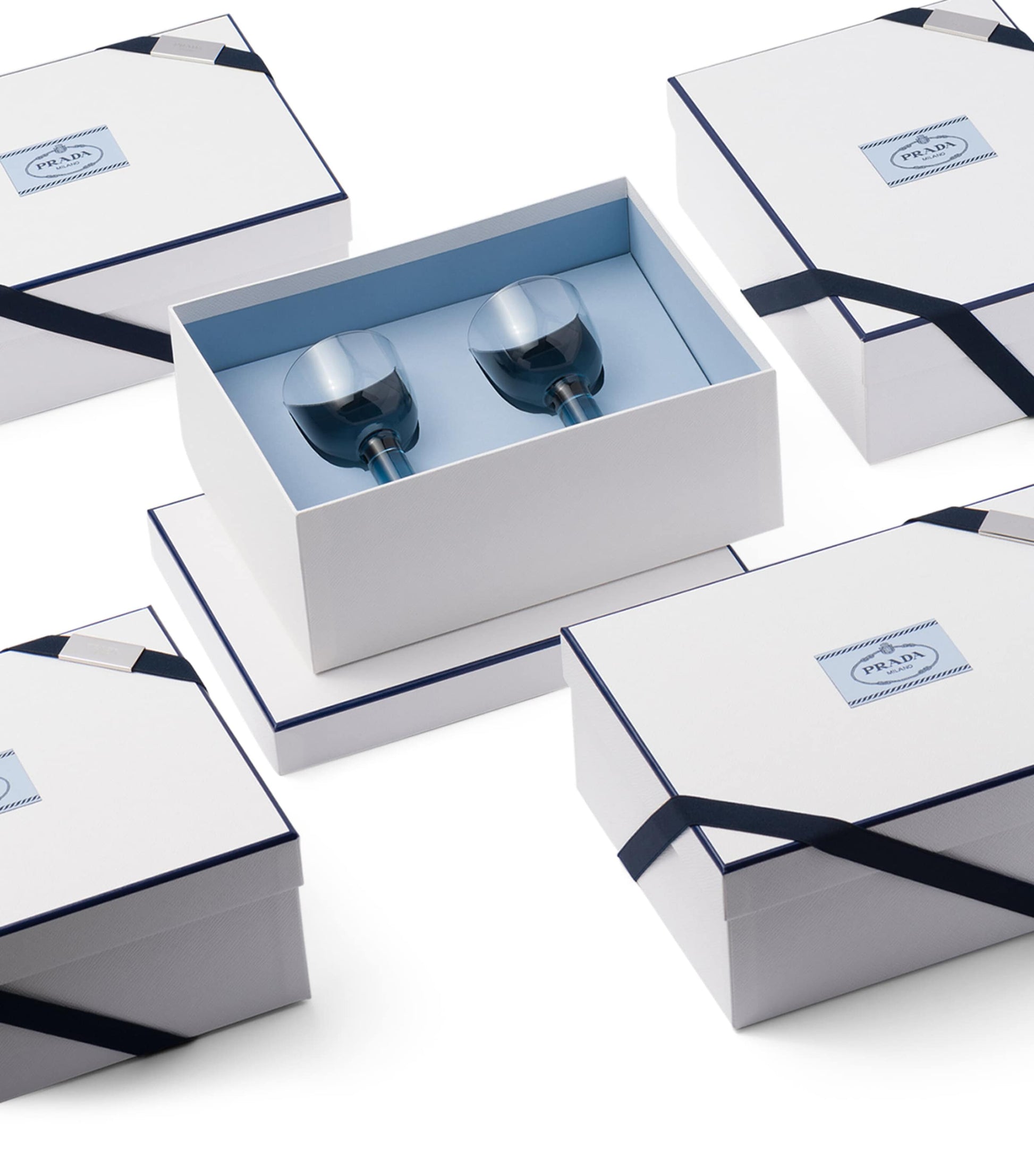 Set of 2 Plinth White Wine Glasses