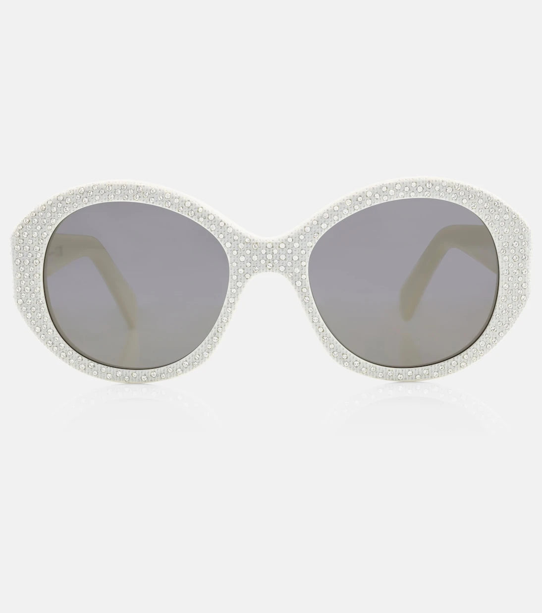 Celine Eyewear - Bold 3 Dots embellished round sunglasses