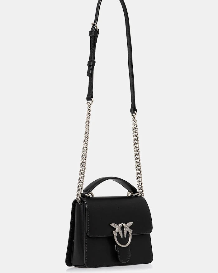 Pinko kadın deri crossbody çanta