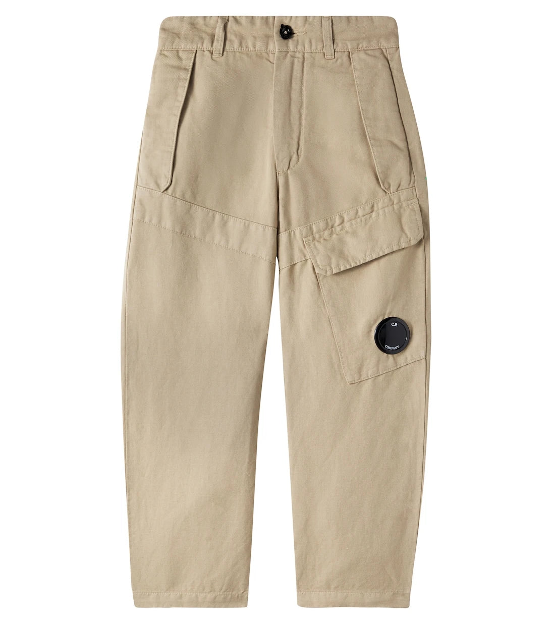 C.P. Company Kids - Linen and cotton cargo pants