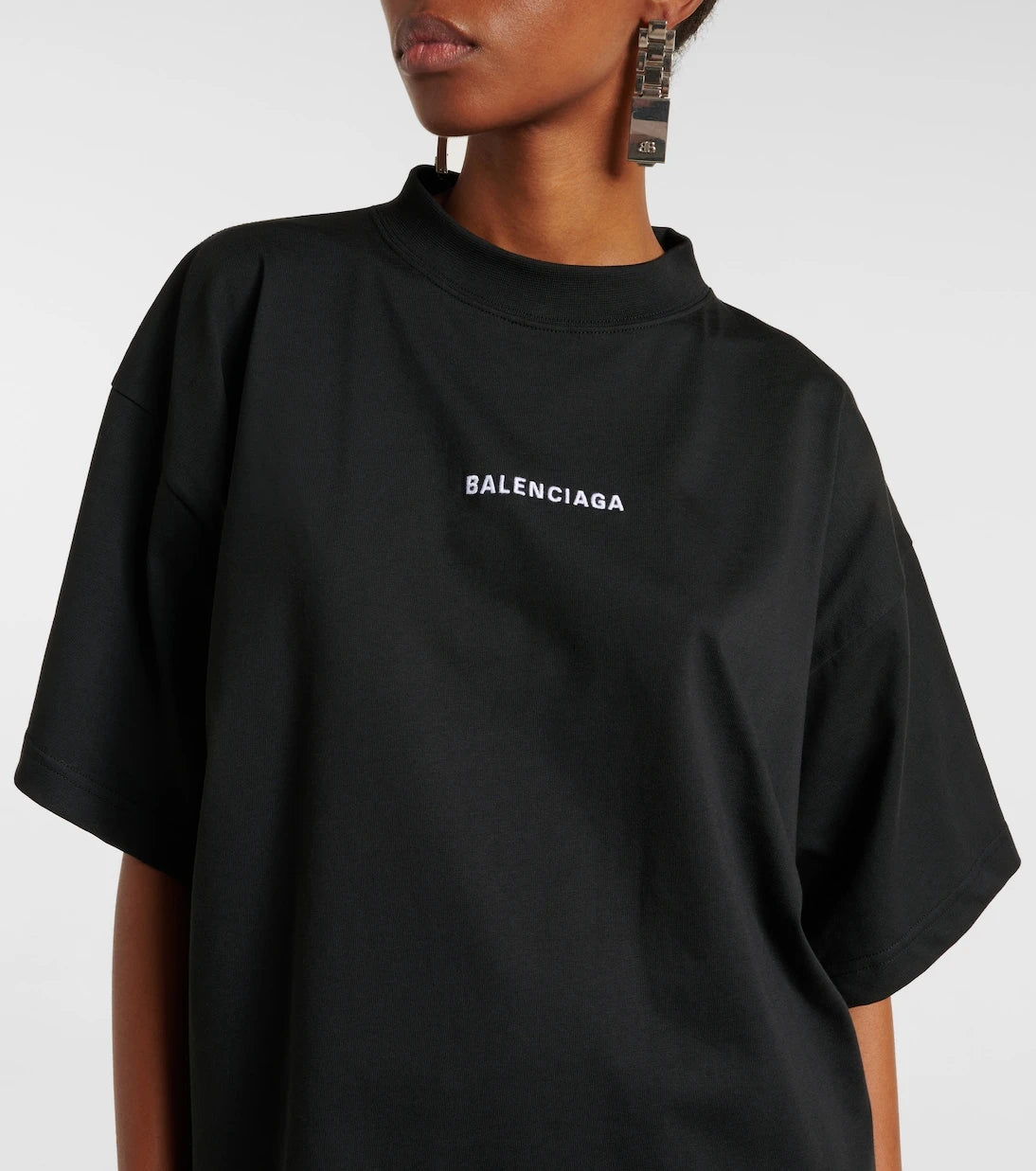 Balenciaga - Printed cotton jersey T-shirt
