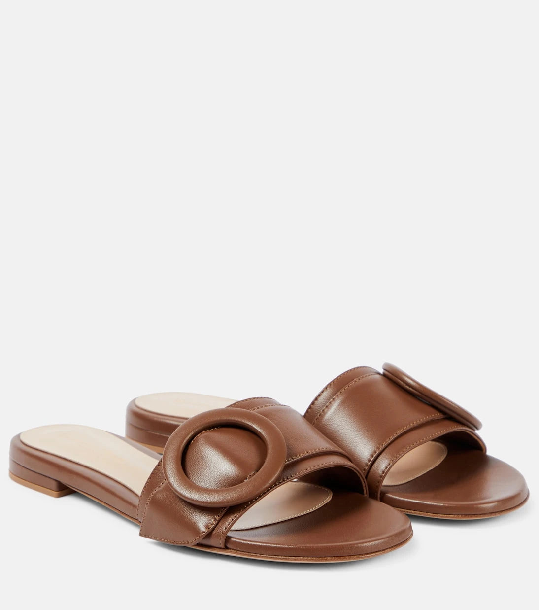 Gianvito Rossi - Embellished leather mules