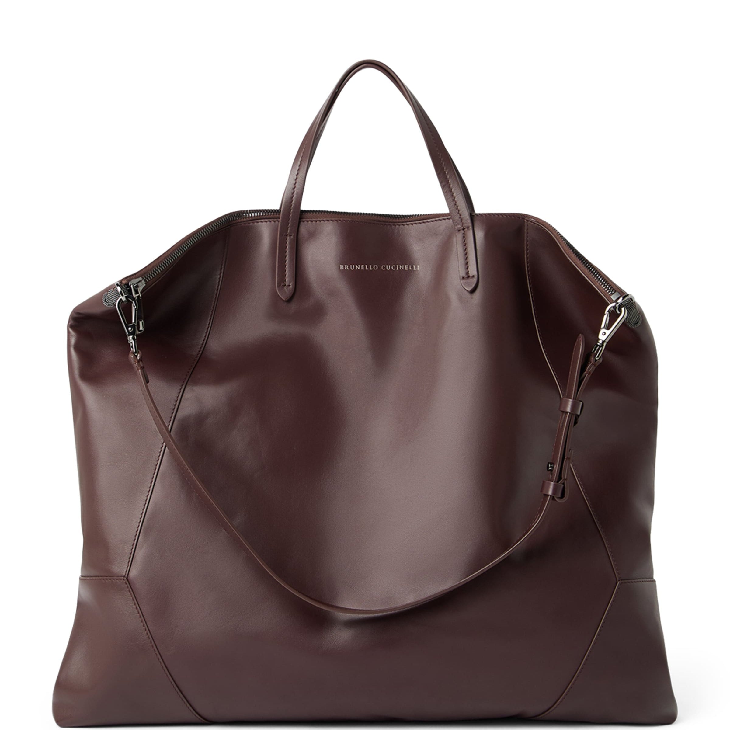 Large Leather BC Duo Shopper Bag
