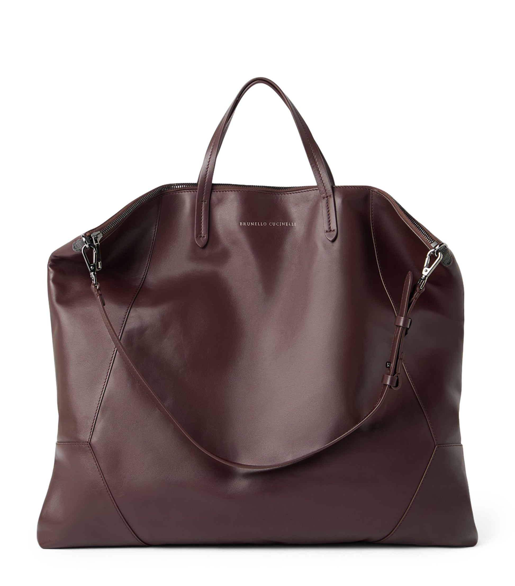 Large Leather BC Duo Shopper Bag
