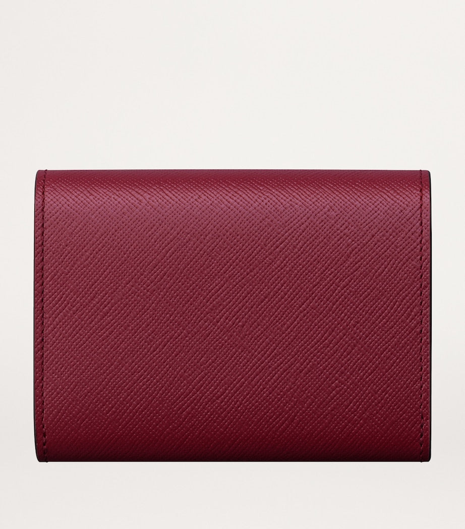 Cartier Red Mini Leather C de Cartier Wallet