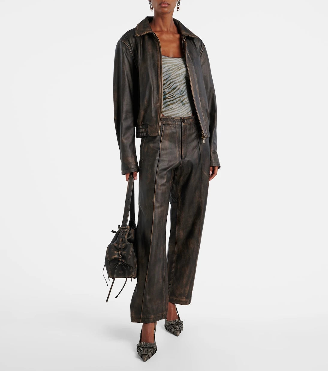 Jacques Wei - Leather jacket