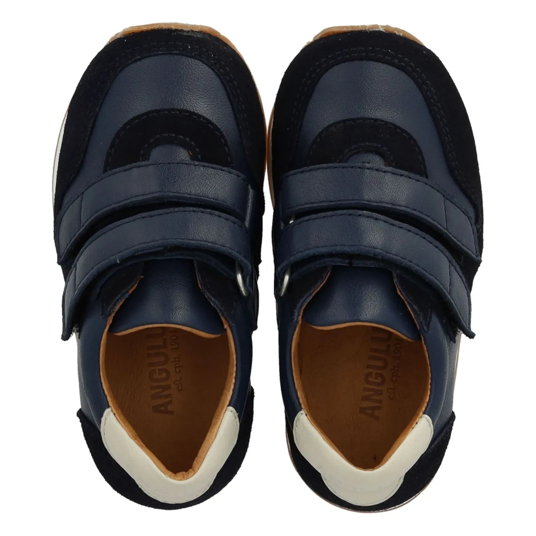 Angulus - Double Scratch Sneakers | Navy blue