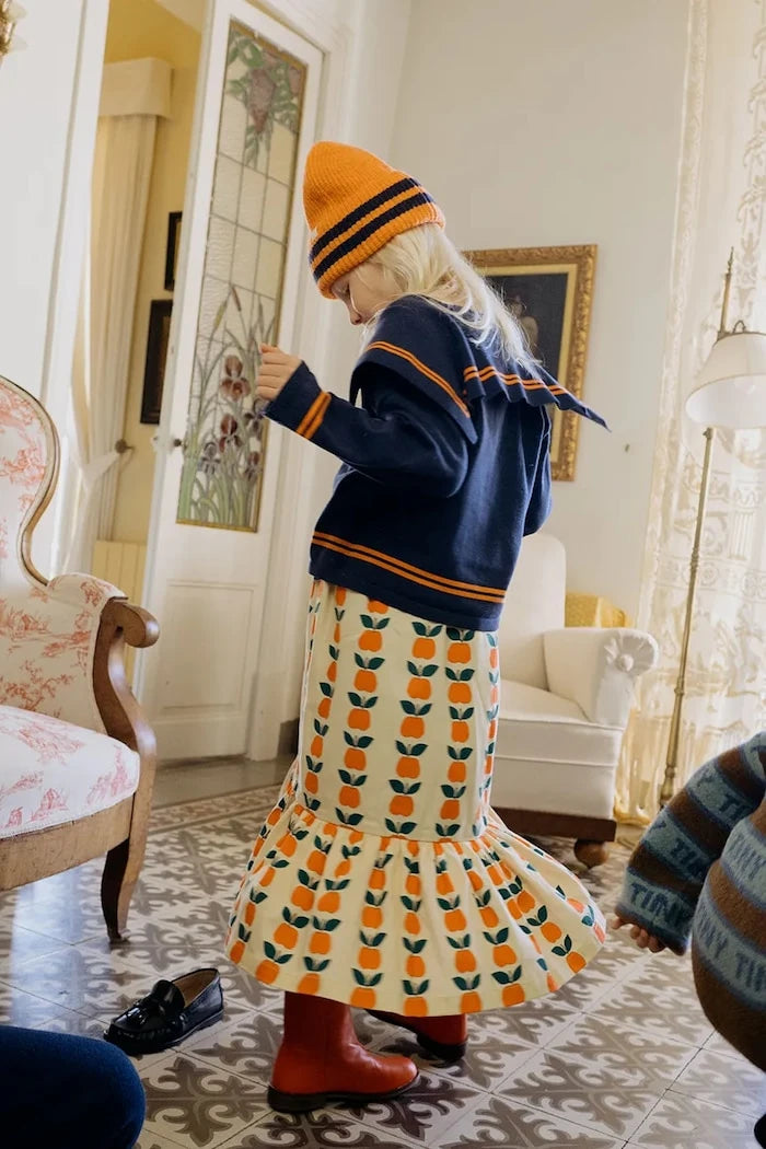 Детски пуловер Tinycottons STRIPES TINY CARDIGAN