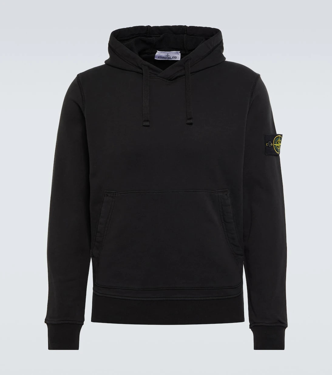 Stone Island - هودي قطني بقلنسوة طراز Compass