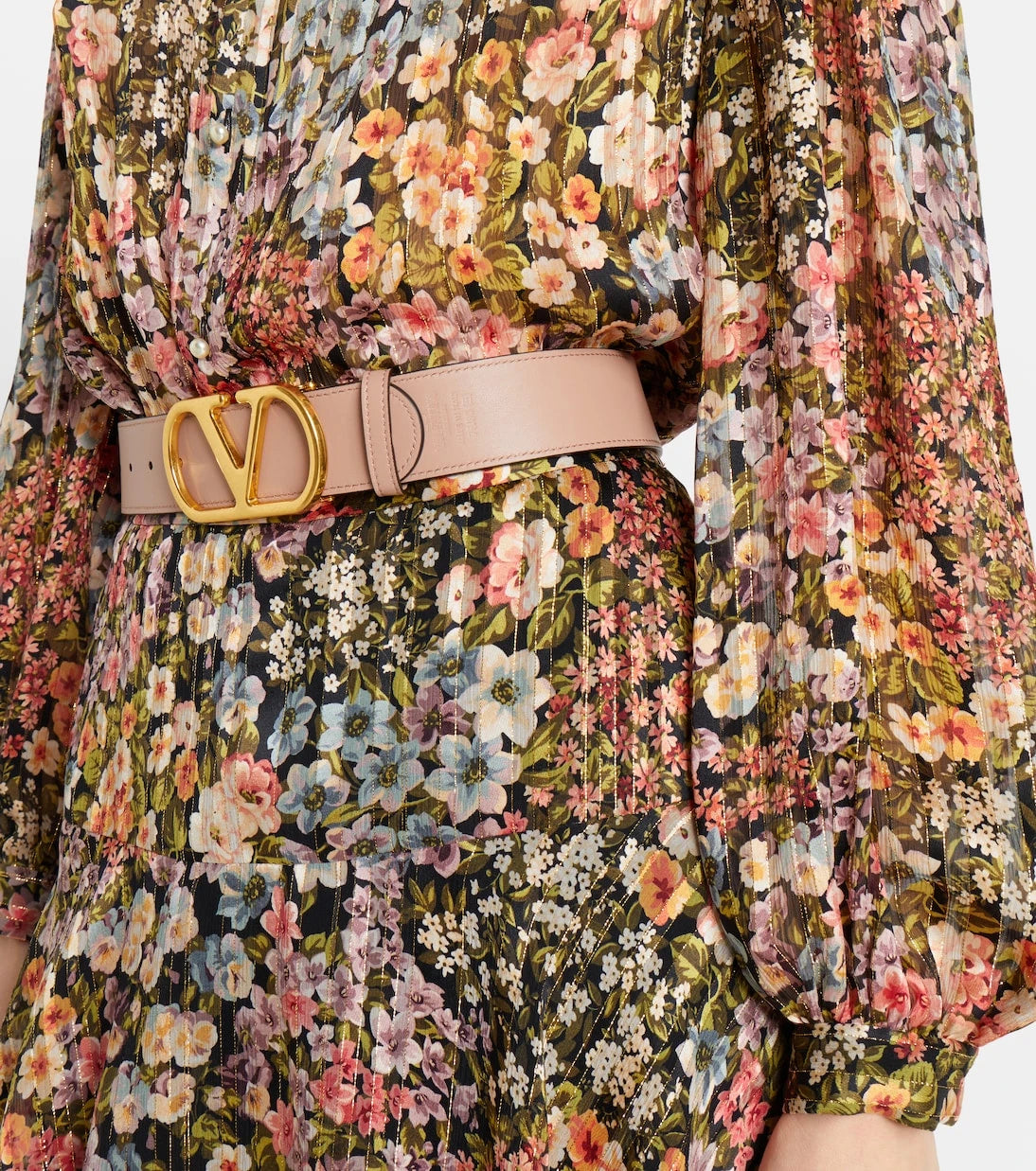 Valentino Garavani - VLogo reversible leather belt