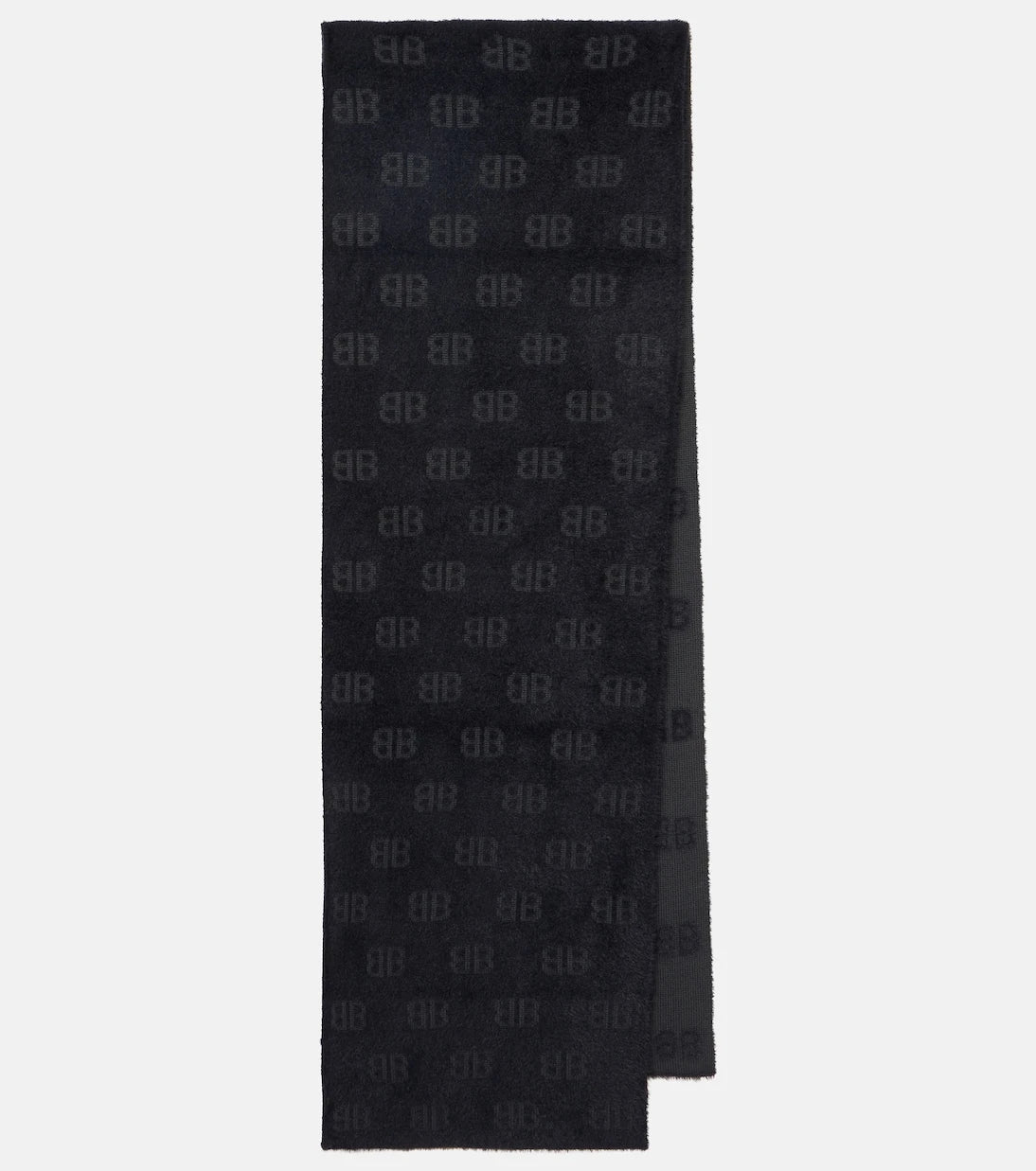 Balenciaga - BB wool-blend scarf