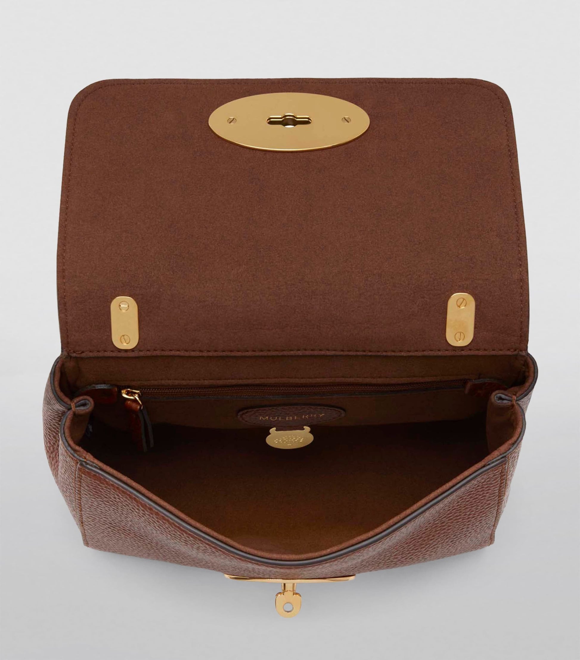 Brown Leather Lily Shoulder Bag