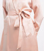 Pink Silk Short Robe