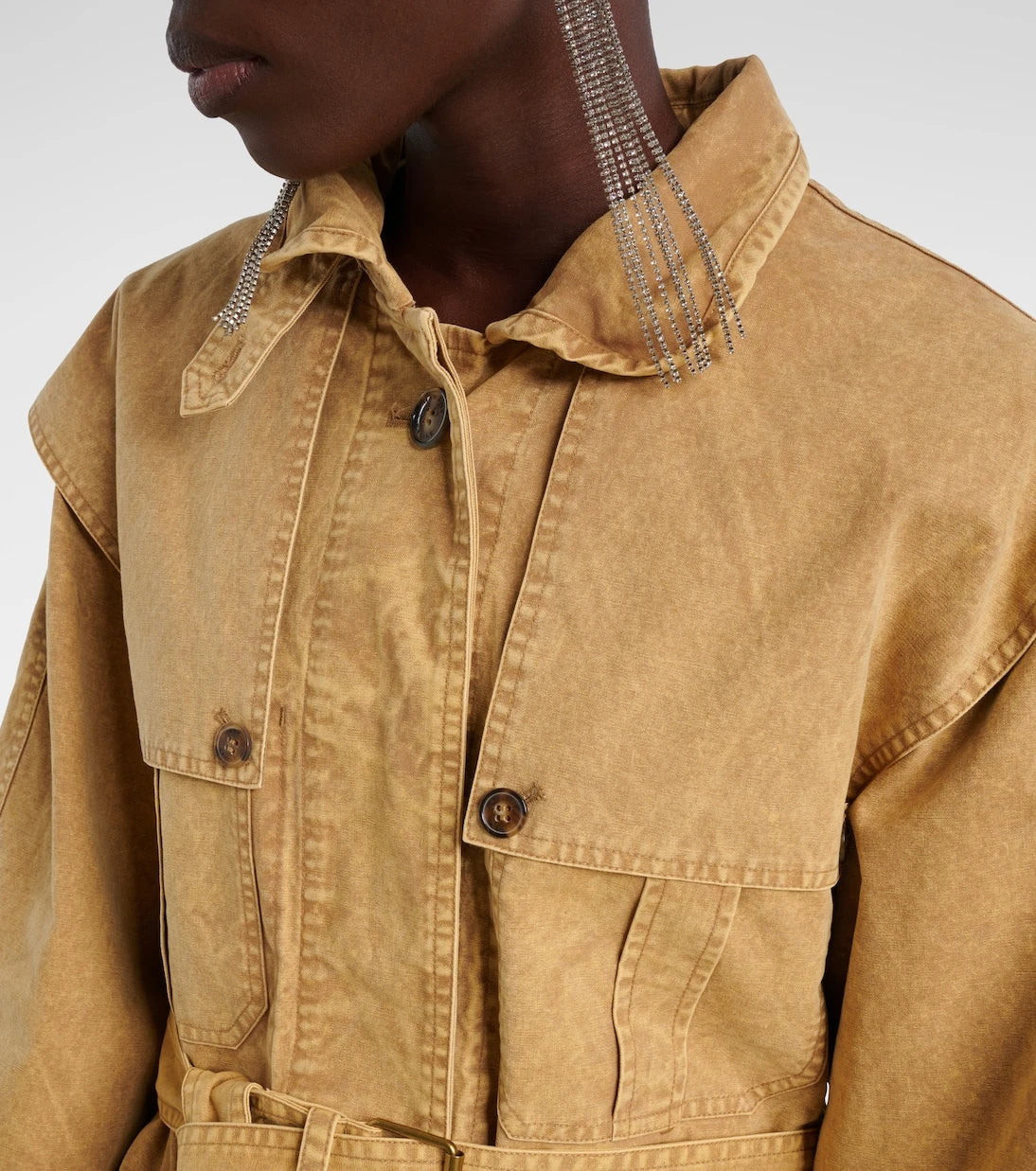 Marant Etoile - Michaela denim trench coat