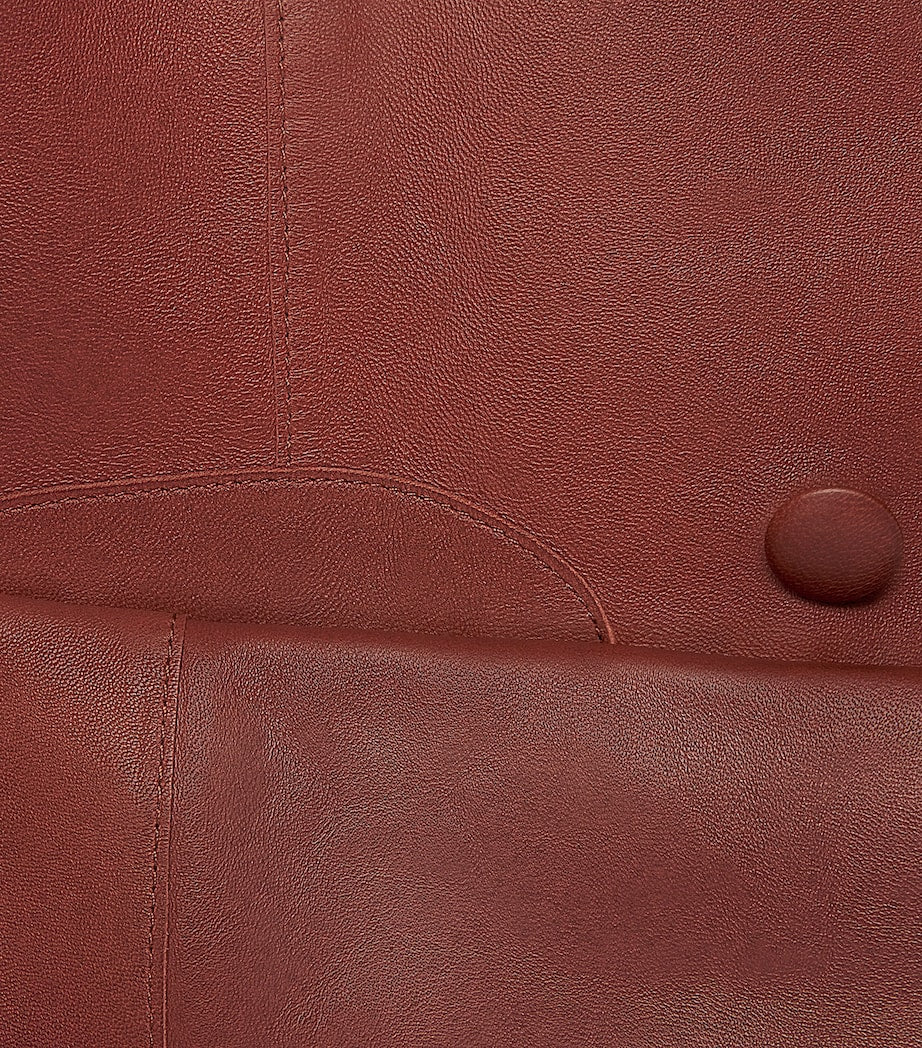 Liberowe Brown Rani Leather Jacket