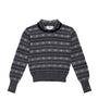 Wool Fair Isle Sweater (2-12 Years) NAVY
