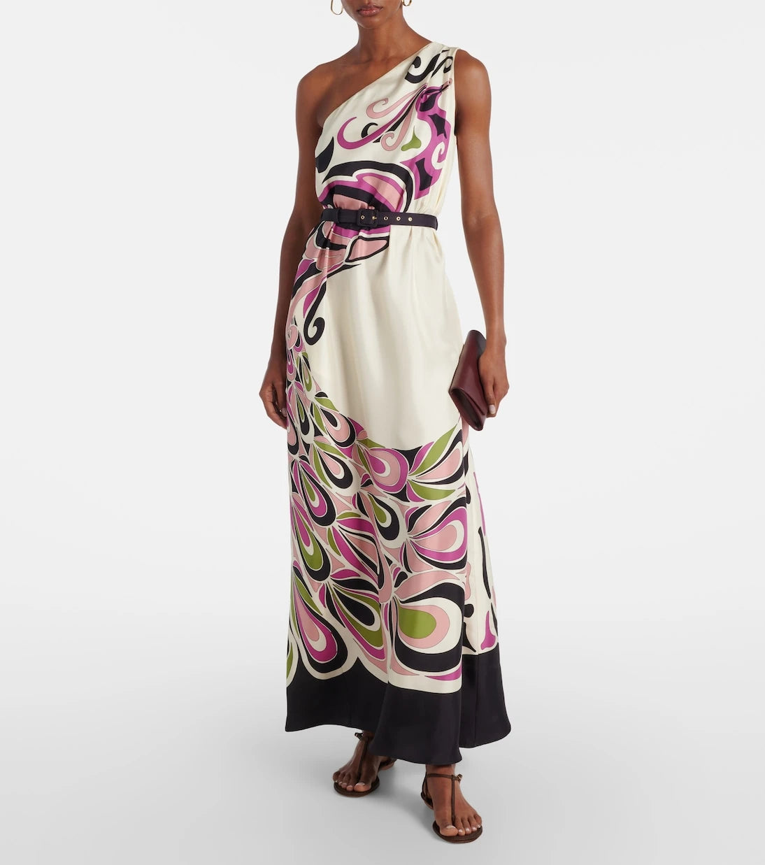 La DoubleJ - Roy printed silk twill maxi dress