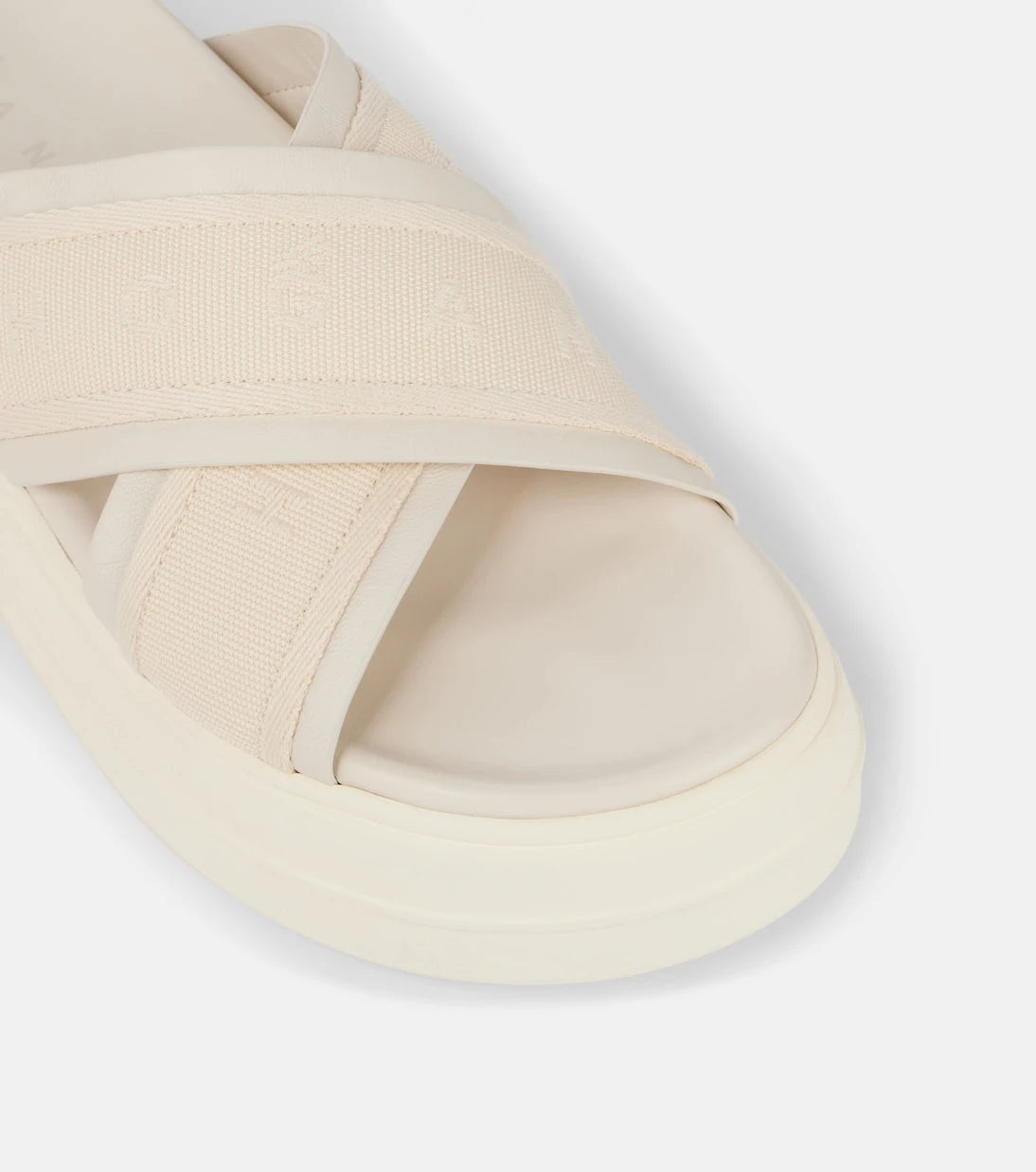 Hogan - Skyscraper leather-trimmed platform sandals