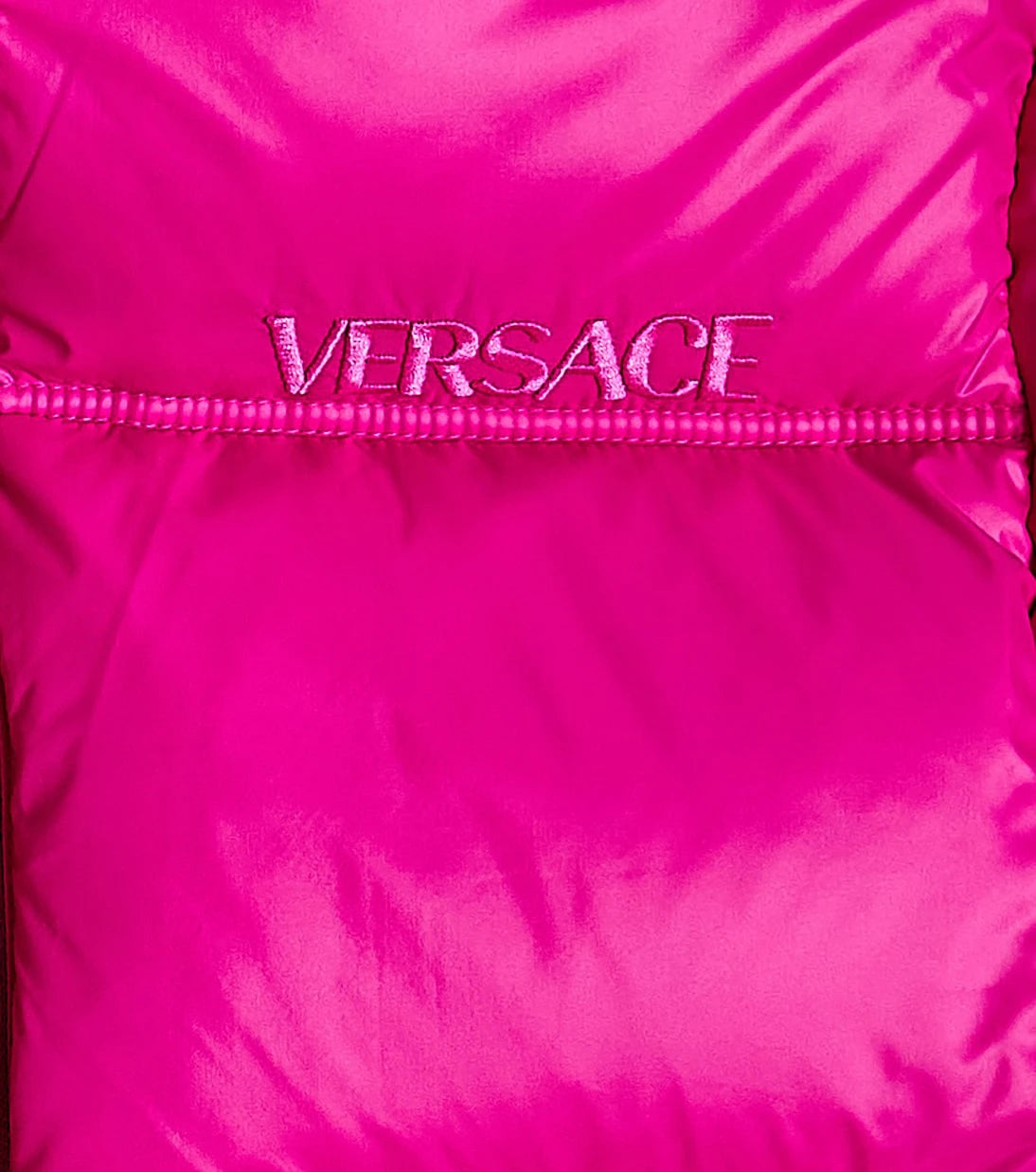 Versace Kids - Down-paneled hooded jacket