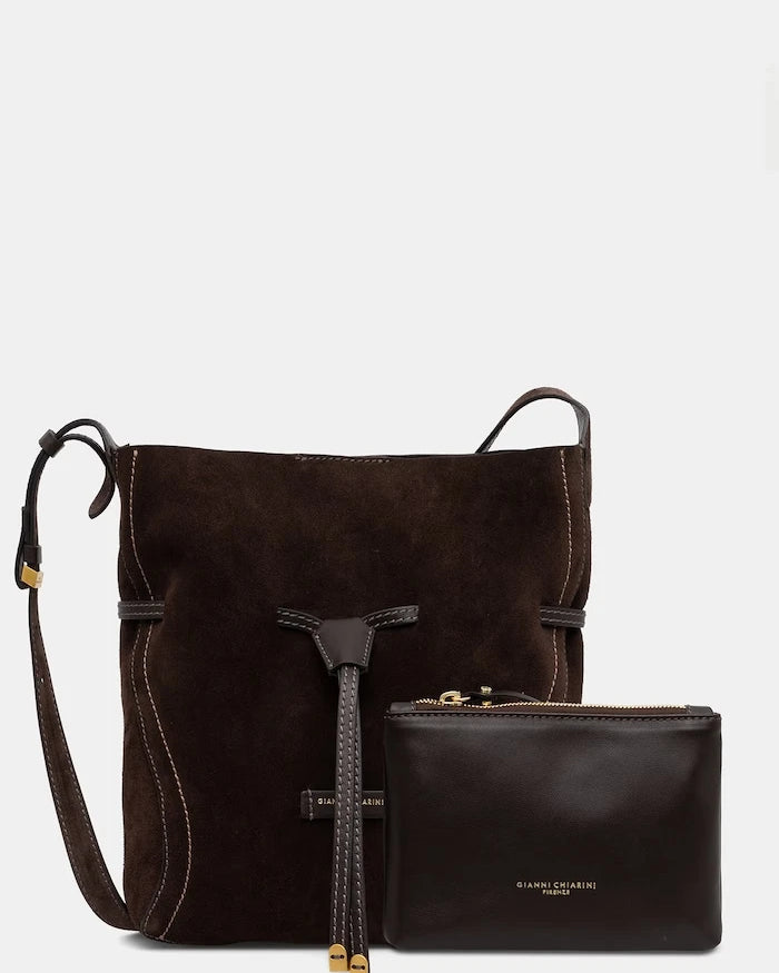 Gianni Chiarini kadın süet çanta SIENNA