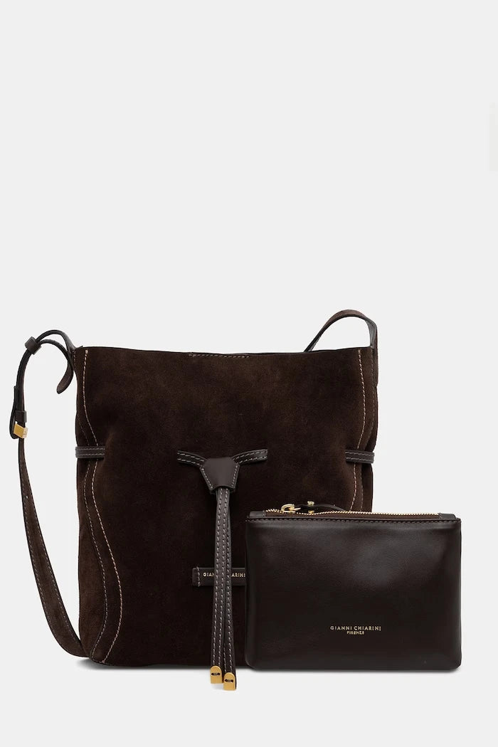 Gianni Chiarini kadın süet çanta SIENNA