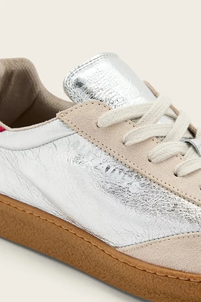 Кожени маратонки AllSaints Thelma Met Sneaker